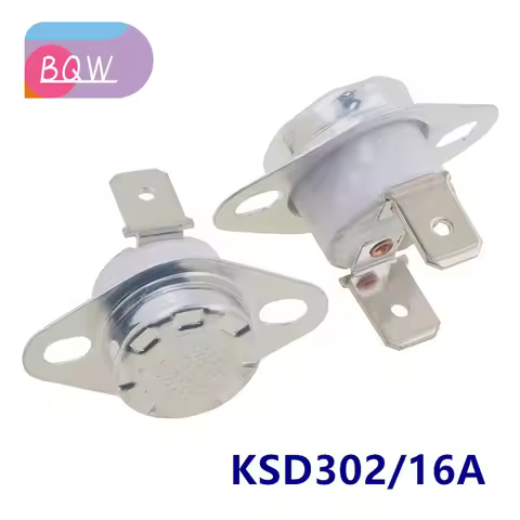KSD302 16A 250V 40-300 degree Ceramic KSD301 Normally Closed Open Temperature Switch Thermostat 65C 