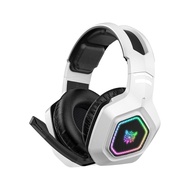 โอนิคุมะ หูฟังเกมมิ่ง Gaming Headset Kumong B100 Bluetooth 2.4G Wired 3 Mode สีขาว