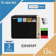 Qnap TS-464-8G 0TB~112TB 4-Bay Quad Core Diskless Nas | Nas Enclosure Kits