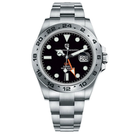 PAGANI DESIGN PD-1682 Mens Watches Explorer GMT Automatic Mechanical Wrist Watches for Men Stainless