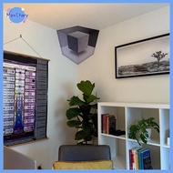 MCHY> Optical Illusion Wall Art – 3D Corner Wall Decal – Impossible Corners Inspired Peel And Sti Re