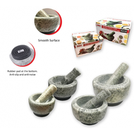 Rayaco Stone Mortar & Pestle / Lesung Batu 19cm