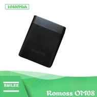 100% Original Romoss Powerbank Romoss OM08 Romoss OM08 10400Mah Power Bank ( White )