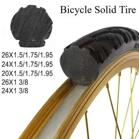 1PCS BICYCLE SOLID TIRE 20/24/26 inch x1.50/1.95/1 3/8 Bicycle solid tire 26 inch MTB tire Anti Stab