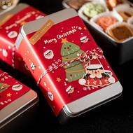 Christmas gift box gift packaging box Christmas Eve candy biscuits tin box gift empty box souvenir