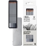 Winsor & Newton Graphite Pencils    2H/HB/2B/4B/6B/8B