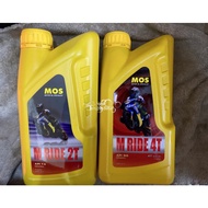 MOS M Ride 4T SAE 40 API SG/2T API TA Mineral 1 Litre