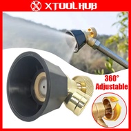 Agricultural Atomization Nozzle 360°Adjustable High Pressure Brass Nozzle Garden Mist Spryer Nozzle