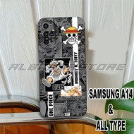 HP Latest SAMSUNG A14 Rubber Cellphone Softcase / One Piece Luffy Case / SAMSUNG A14 Silicone Tpu Pr