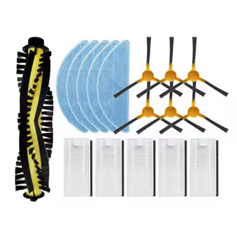 Vacuum Cleaner Side Brush Main Brush Hepa Filter Mop Cloth for Mamibot EXVAC880 Robotic Vacuum Clean