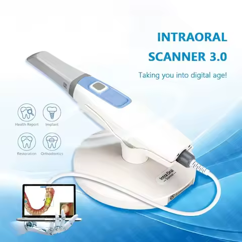 Dental Intraoral 3D Scanner + Software CAD CMD Orthodontic Restoration CE ISO Approved 3D Scanner Ru