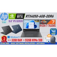 HP VICTUS 15 GAMING LAPTOP Core-i5-13420H / RYZEN 7-7445HS - 32GB➕512GB SSD/RTX GRAPHIC/15.6"IPS FHD
