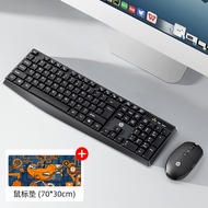 HP Wireless Keyboard Mouse Set สำหรับธุรกิจและบ้าน สำหรับคอมพิวเตอร์โน้ตบุ๊กและคอมพิวเตอร์โต๊ะ สายไม