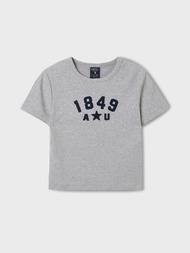 WHOAU Áo Thun Vintage Patch T-shirt_WHRAF2428F
