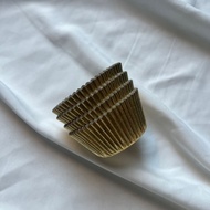 DIVA CUPCAKE CASE CUPCAKE LINER GOLD FOIL 100PCS