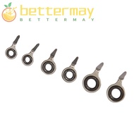 BETTER-MAYSHOW 60PCS Fishing Rod Tip Repair Kit, Ceramic Lightweight Rod Tip Guide Repair Kit, Durab