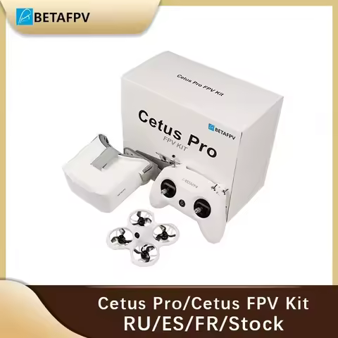 BETAFPV Cetus Pro FPV Kit with Brushless Motors VR02 Goggles Literadio2 SE Transmitter BT2.0 450mah 