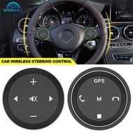 OPENMALL 2PCS 10 Key Car Steering Wheel Control Button Wireless Music GPS Navigation Radio Remote Control Button N2Q4
