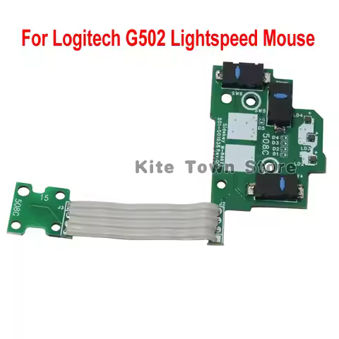 New Side Keys Motherboard for Logitech G502 Lightspeed Wireless Mouse Side Buttons Circuit Board Rep