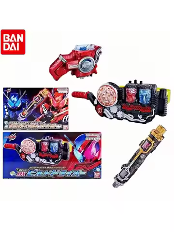 Bandai Genuine DX Kamen Rider Build Driver Belt Reissue Version W/ Hazard Trigger Set - Collectible 