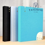 YANGYANG Display Book, Waterproof 4 Hole A4 File Folders,  D-Shaped Binder PP Ring Binder Folder Doc