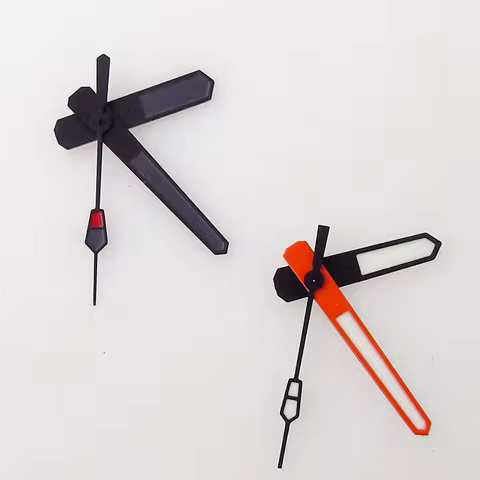 For NH35A NH36A 7s26 7s36 7s25 7s35 Black&Orange &White Watch Hands Needles Green Luminous Wristwatc