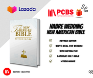 PCBS NABRE Holy Bible White (IDEAL WEDDING BIBLE/CATHOLIC) The New American Bible Revised Edition
