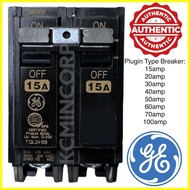 ✮ ∢ ➮ Original TQL GE Breaker PLUG-IN 2pole 15amp 30amp 40amp 50amp 60amp 70amp 100amp