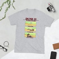 Dune 2 Battle for Arrakis permainan video retro Amiga C64 T-Shirt Uniseks Lengan Pendek