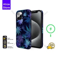 Leaf Phone Case for iPhone 17 Pro Max / iPhone 16 Pro Max / 15 / 14 / 13 Protective Case Cover C874