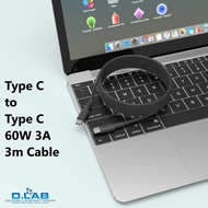Type C To Type C 60W 3A 3m Cable (TB1324)