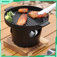 Sunnoony Mini Hibachi Grill Tabletop Home Compact Portable Picnic Japanese BBQ Grill
