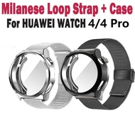 Milanese Loop Strap + Case For HUAWEI WATCH 4 Bracelet Correa For Huawei Watch 4 Pro Band