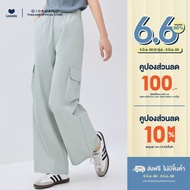 Giordano Womens Cargo pockets pants 05415005001 กางเกงคาร์โก้ผู้หญิง