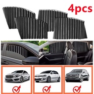 WB Set Of 4 Pieces Car Curtains Sunshades Ready-Made No Drilling Required Magnetic Attached To The (