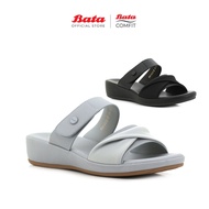 [Online Exclusive] BATA COMFIT  Women Black/ Grey Sandals 5806212/5802212 Sandal Perempuan