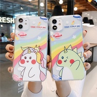ANTICRACK PRINTING UNICORN RAINBOW case oppo a3x a3 nfc A60 a17k a58 4g a38/a18 a95 5g reno 11F 8t 1