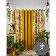 CA55Y - Clarion Yellow Sold Per Pc Or 3in1 Set Ring Curtain ( 5ft - 152cm To 7ft - 213cm )