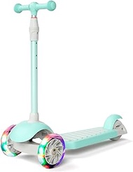 67i Scooter for Kids 3 Wheel Scooter Kids Kick Scooter for Toddler Girls Boys Scooter with Adjustable Height and Light-Up Wheels Scooter for Children Ages 3-12