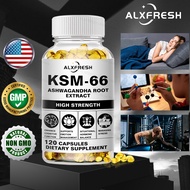 KSM-66 Ashwagandha Capsules for Stress Balance, Sleeping, Clam, Cognitive, Immune System Health