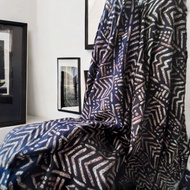 Batik patterned rayon fabric, premium viscose rayon fabric