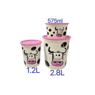 Tupperware Moo One Touch Canister Limited (3pcs)