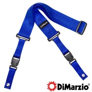 DiMarzio DP2200 สายสะพายกีตาร์ แบบคลิปล็อคหัวท้าย กว้าง 2 นิ้ว วัสดุไนลอน สำหรับกีตาร์ทุกประเภท (ClipLock Guitar Strap) Blue