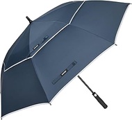 G4Free 72 Inch Automatic Open Golf Umbrella Extra Large Oversize Double Canopy Vented Windproof Wate