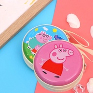 1pc Peppa Pig Cartoon Coin Wallet Mini Key Bag Card Storage Bag The Best Holiday Gift For A Good Fri