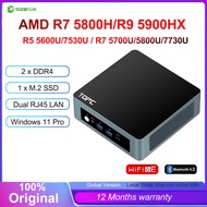 AMD Mini PC Gamer Ryzen 9 6900HX R7 6800H 2xDDR5 2xLAN 2.5G NVMe USB4 WiFi6E Windows 11 Pro Desktop