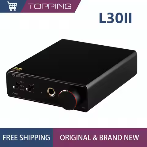 TOPPING L30 II l30ii Amp 6.35MM NFCA 3 Step Gain Settings HiFi Headphone Amplifier RCA Hi-Res Preamp