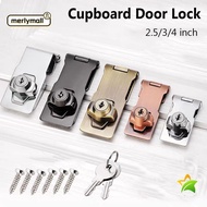 MERLYMALL Keyed Hasp Lock Buckle Cupboard Punch-free Burglarproof Cabinet