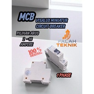 Visalux Electric Switch MCB Miniature Circuit Breaker/MCB 1P - 2A 4A 6A 10A 16A Current Security