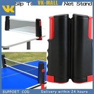 Retractable Table Tennis Net Stand Portable Plastic Ping Pong Net Post Ping Pong Training Equipment